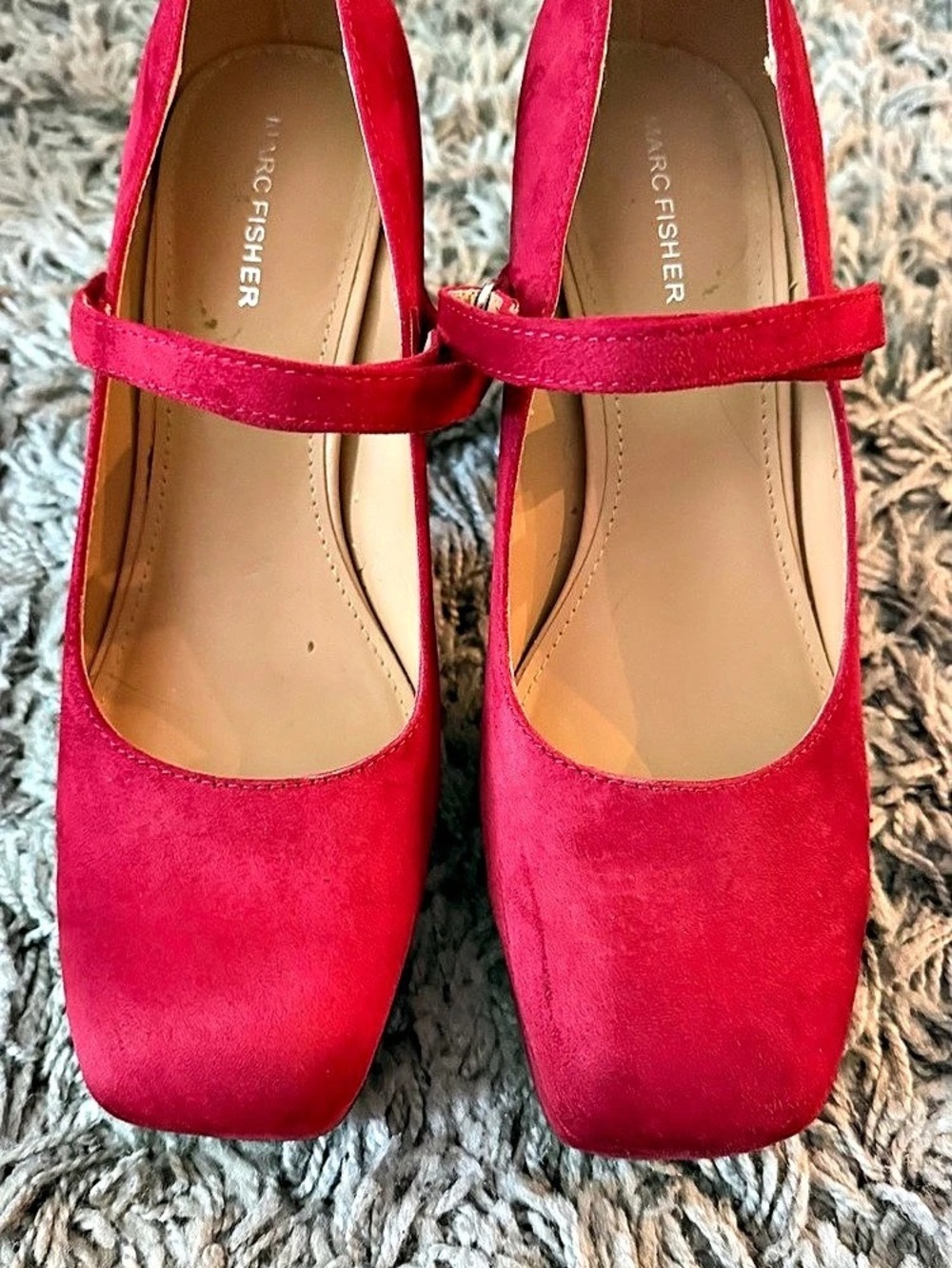 MARC FISHER Nicoly Platform Mary Jane Pump Pink Heels